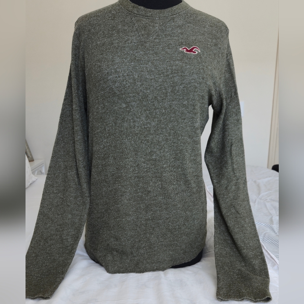 Hollister Olive Knit Sweater